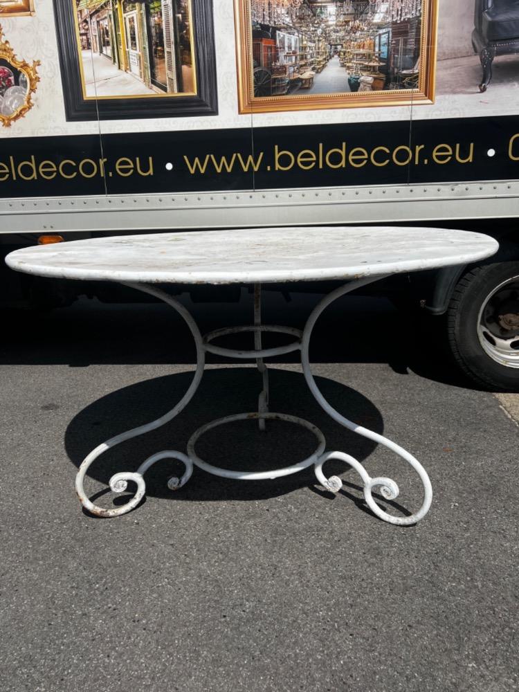 French iron Garden table